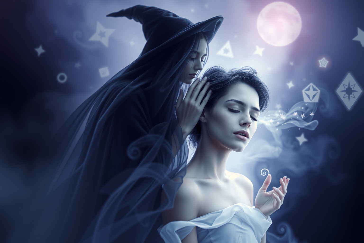 Sognare una strega che parla indica intuizioni nascoste e potere interiore.