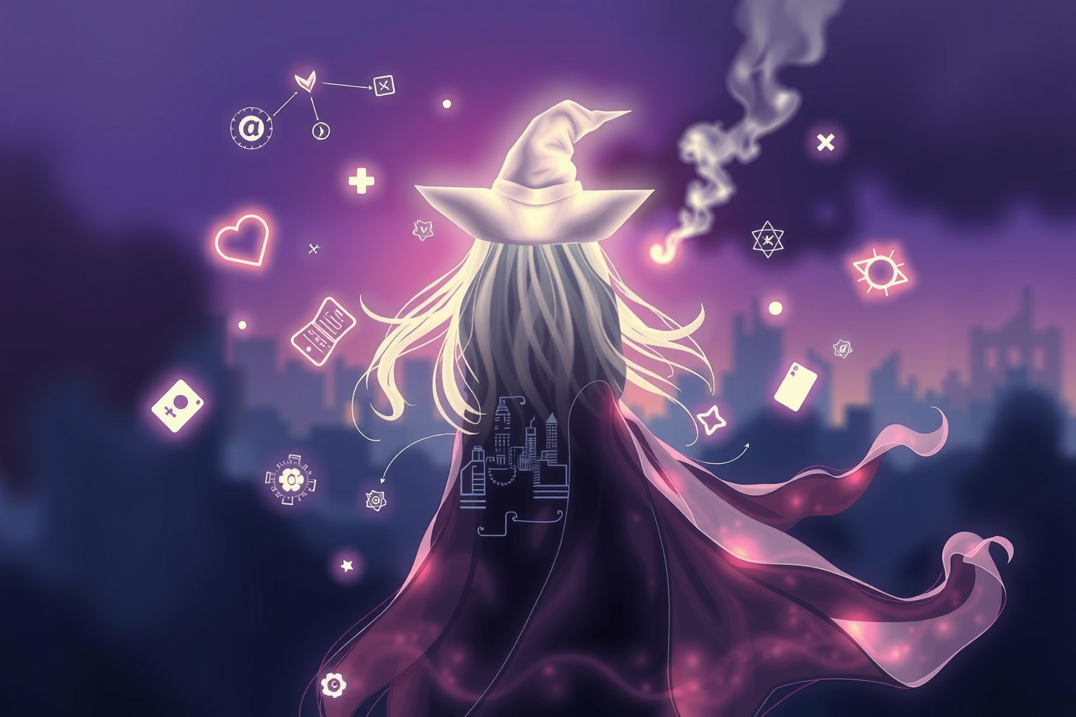 Sognare una strega moderna riflette potere e trasformazione personale.