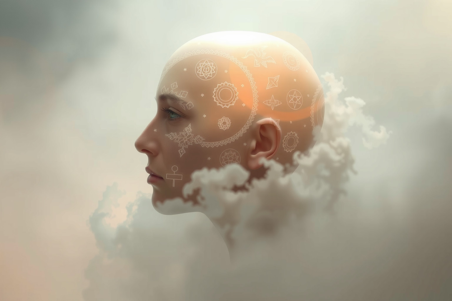 Sognare cicatrici sulla testa calva rivela ferite emotive nascoste.