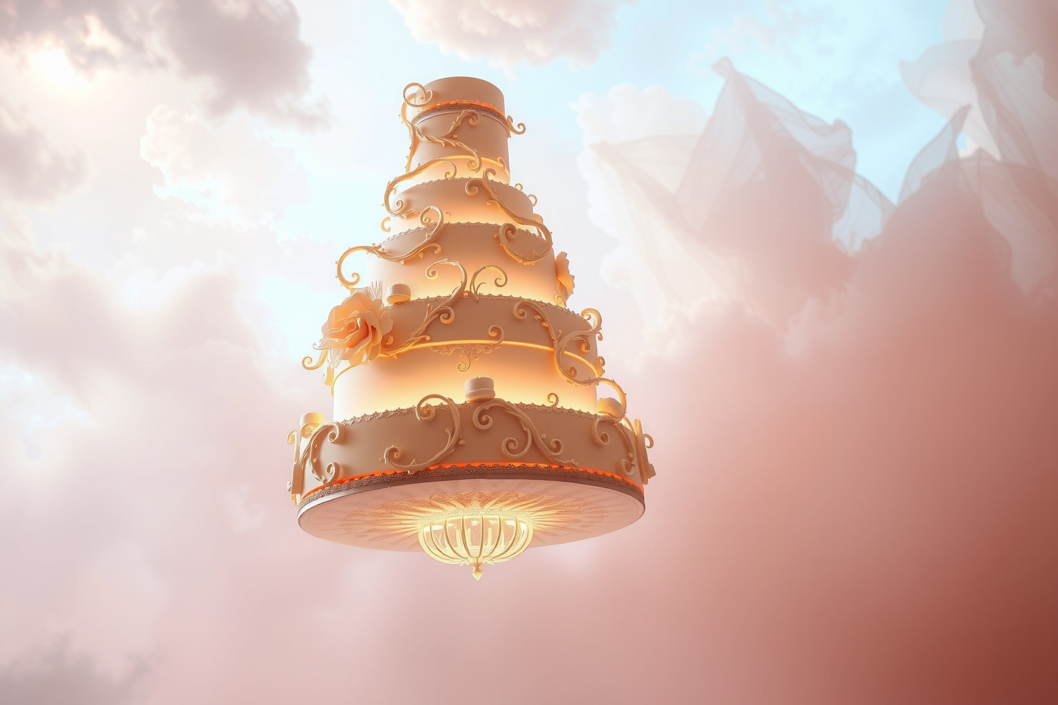 Sognare torte nuziali eccessive riflette desiderio di apparire impeccabili.