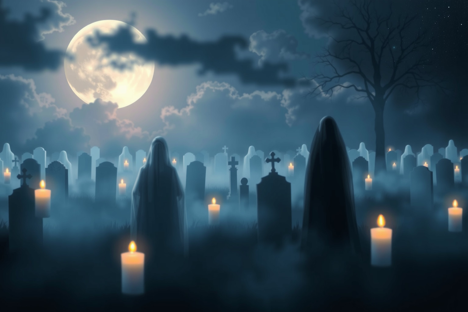 Sognare veglie funebri riflette paure e trasformazioni interiori profonde.