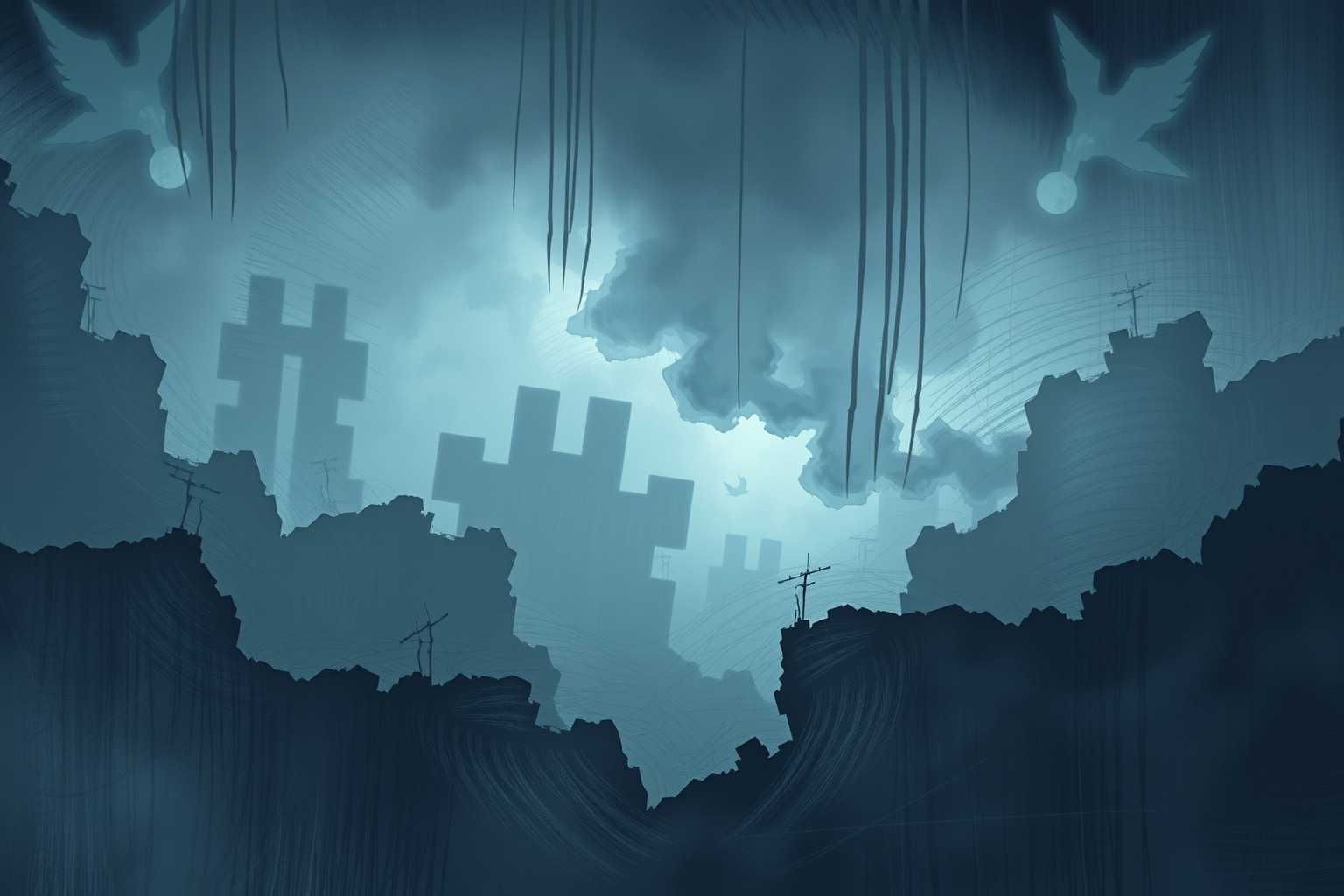 Sognare un'acquaforte spaventosa rivela paure inconsce profonde.