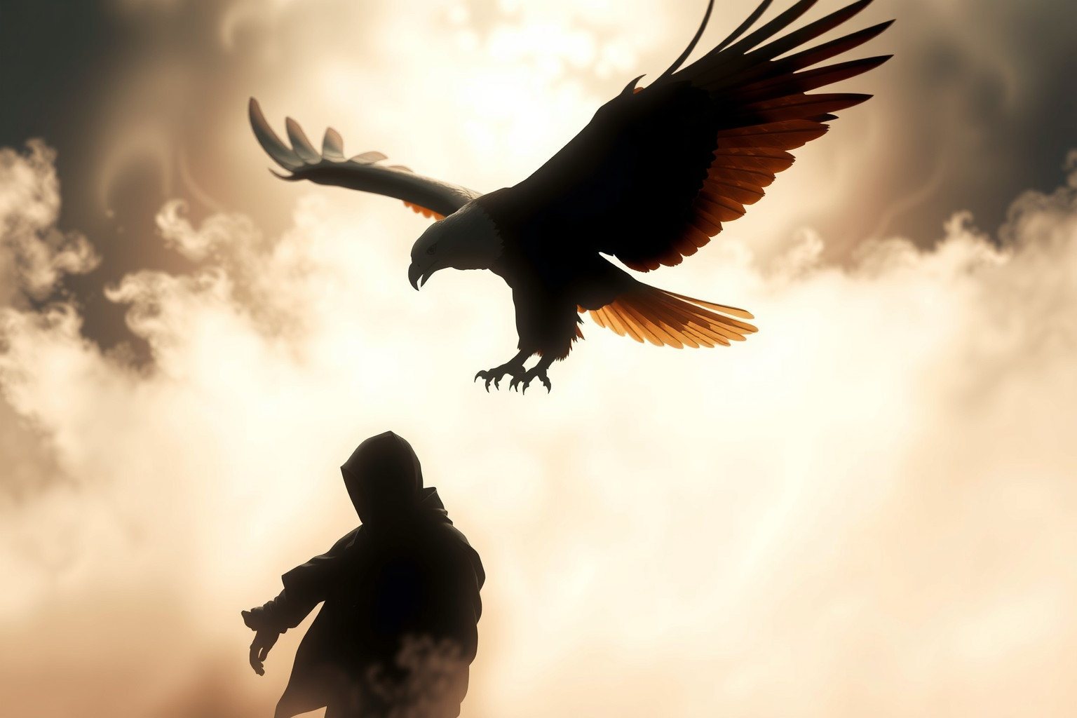 Sognare un'aquila reale che plana simboleggia potere e libertà imminenti.