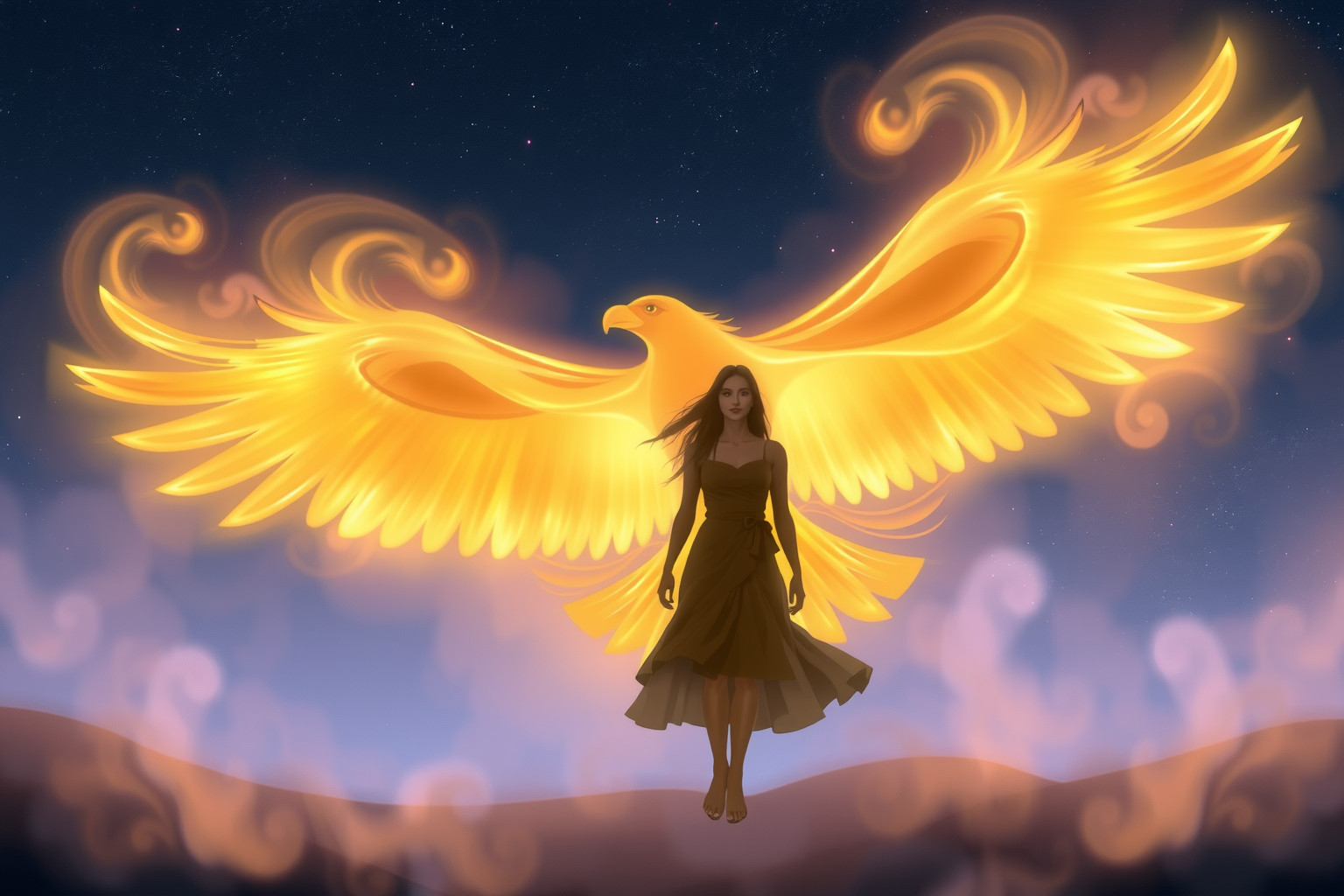 Sognare un’aquila reale che ti guida simboleggia protezione e forza interiore.