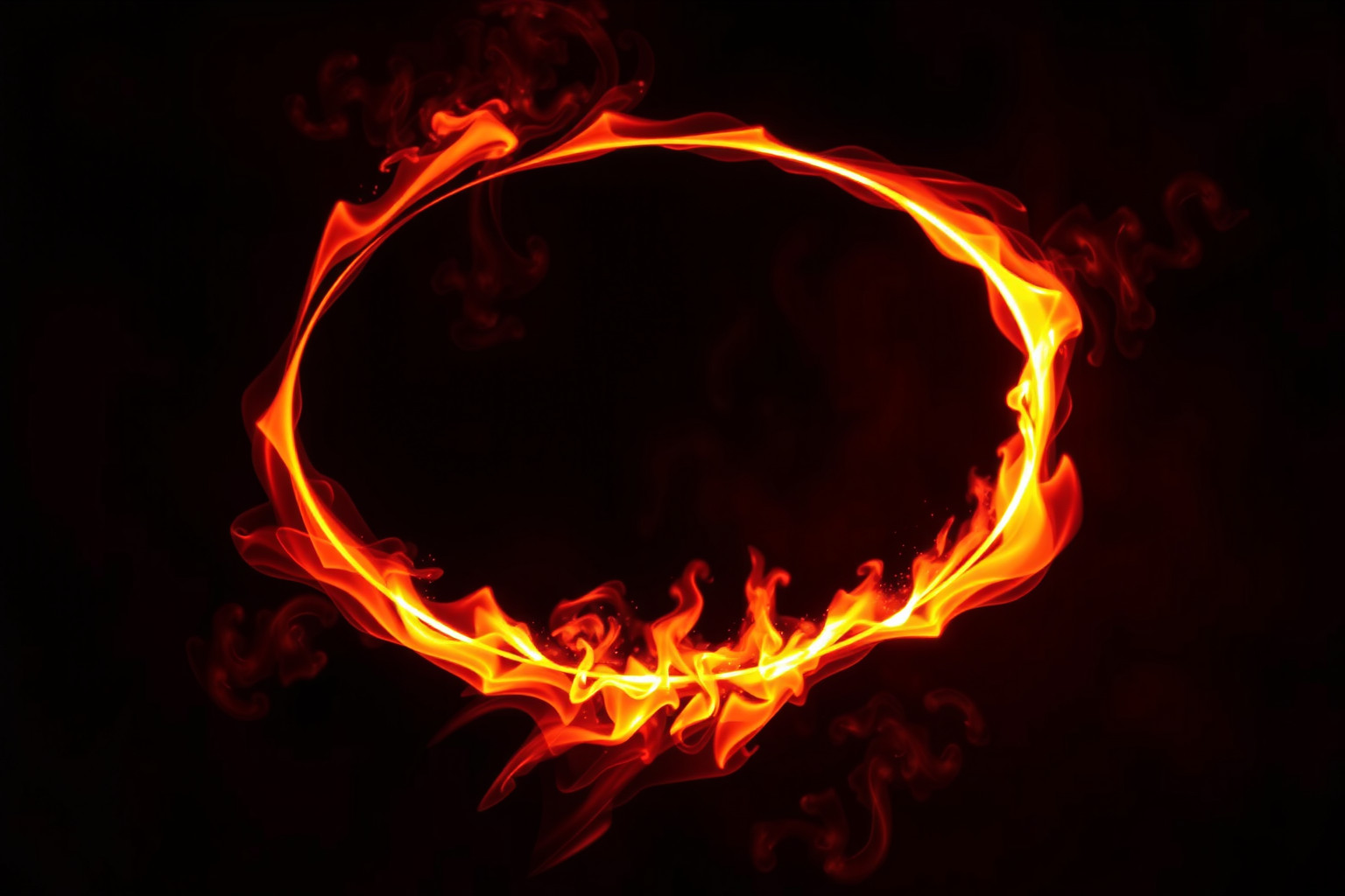 Sognare un’ellisse di fuoco simboleggia passione intensa e trasformazione.