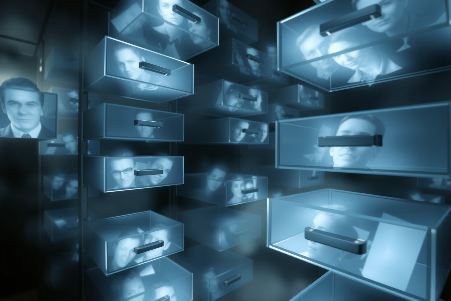 Sognare nomi familiari in schedari criminali riflette conflitti interiori nascosti.