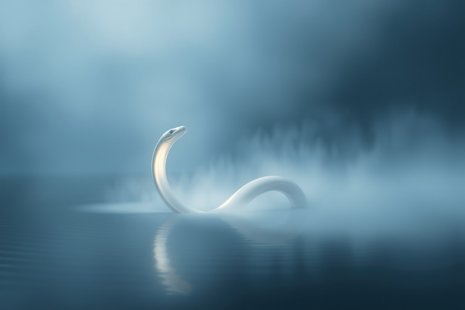 Sognare serpente d’acqua morto simboleggia fine di paure interiori.