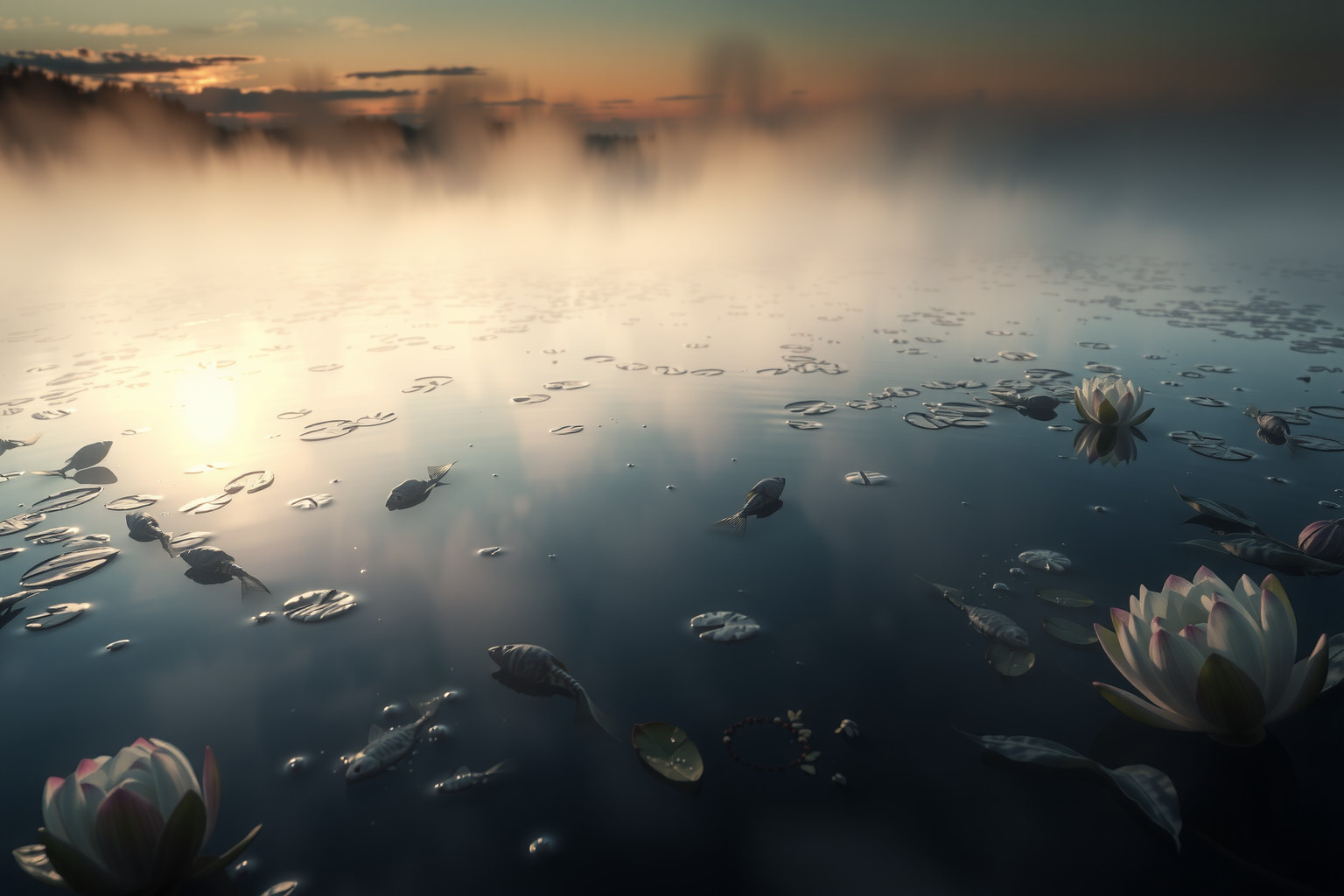 Sognare uno stagno vuoto simboleggia opportunità e emozioni inesplorate.