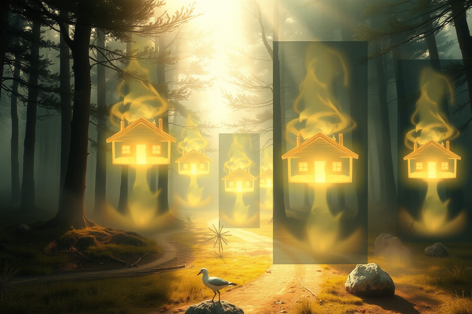 Cinque sogni sui capanni rivelano desideri e paure interiori.