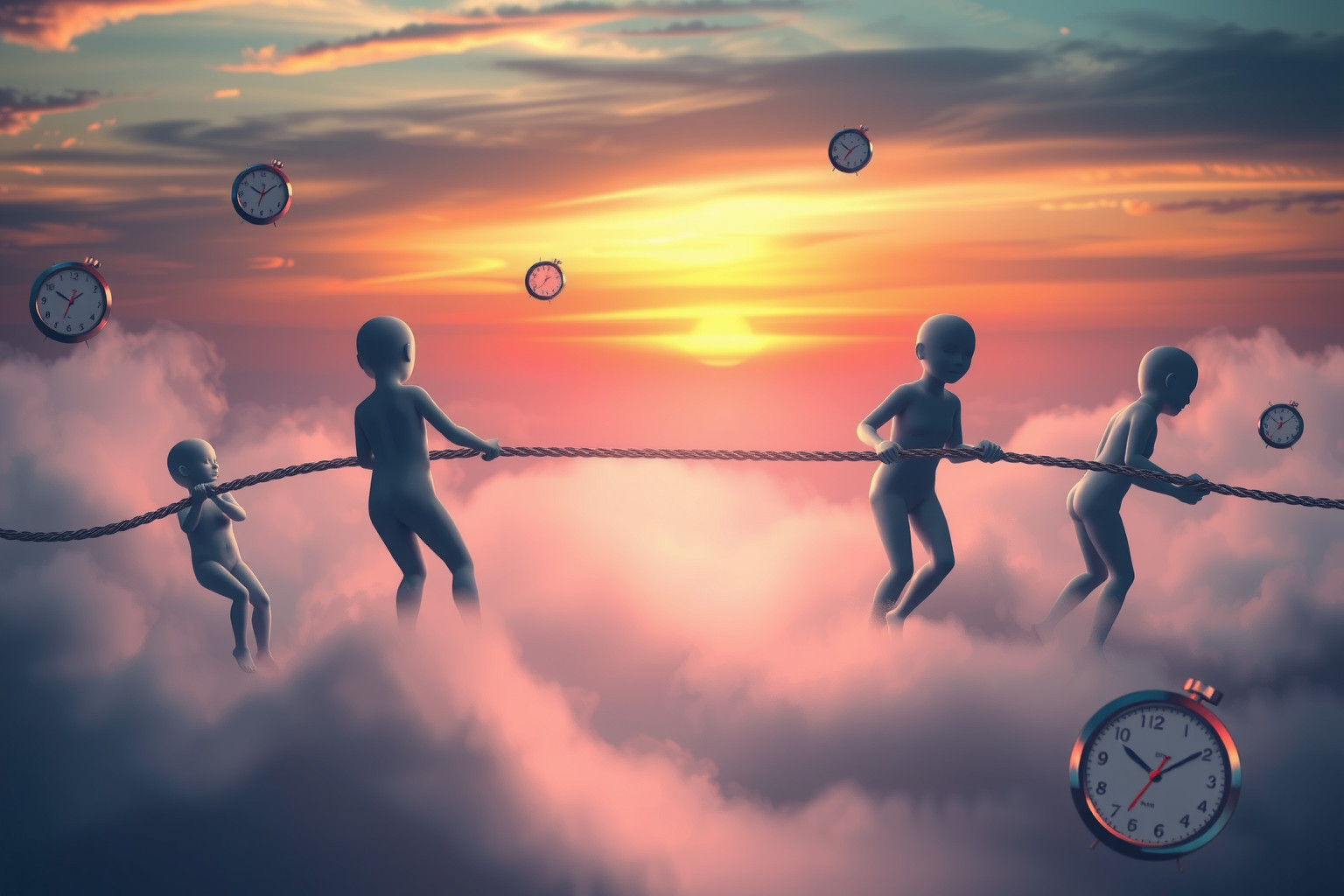 Cinque sogni sul tiro alla fune rivelano conflitti interiori nascosti.