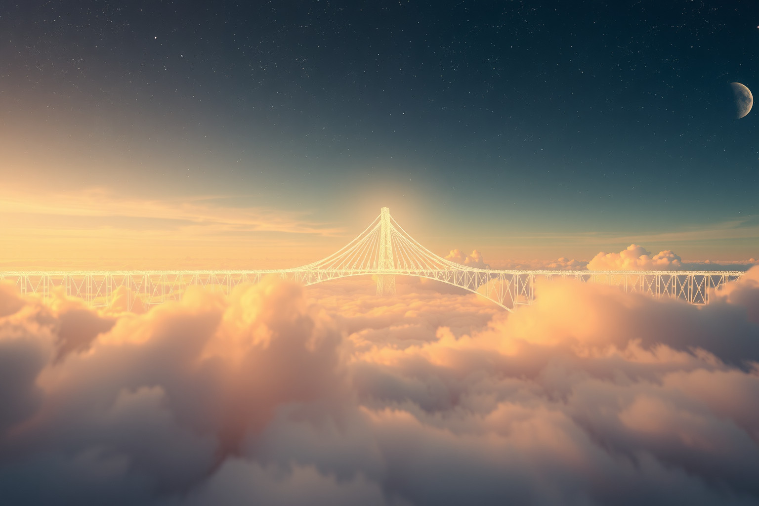 Sognare un ponte che esplode simboleggia la rottura di legami vitali.