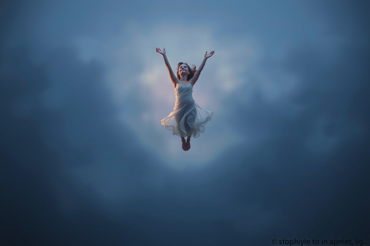 Fluttuare nei sogni simboleggia libertà e sfida alle regole.