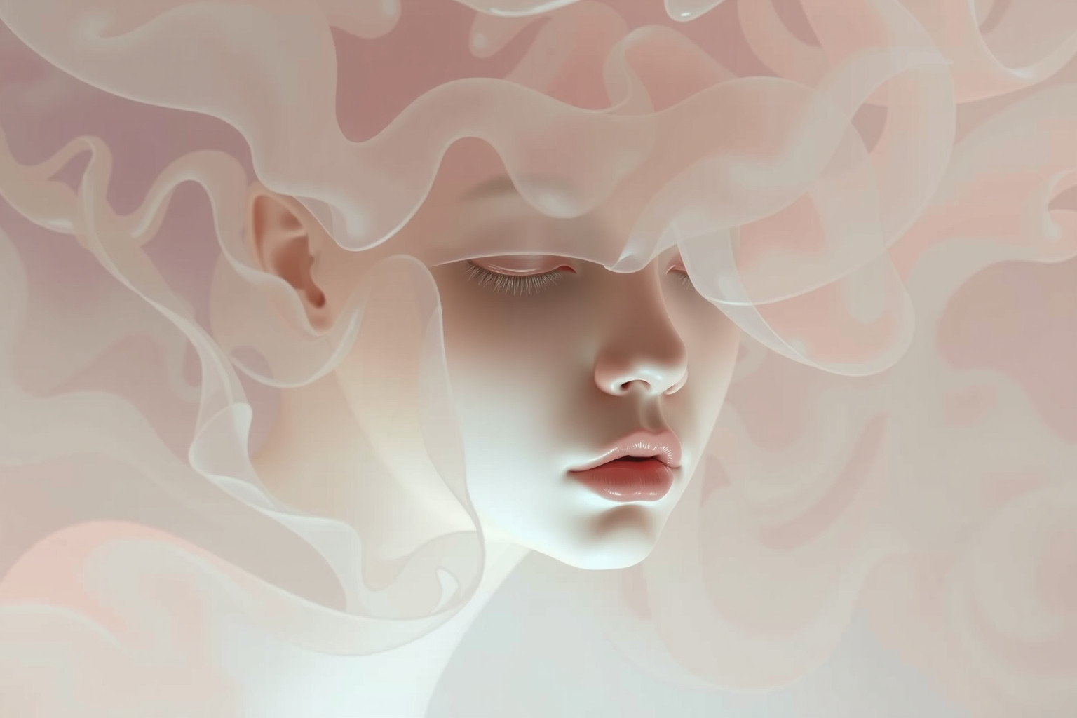 Sognare guance cascanti riflette ansia e timore di perdere controllo.