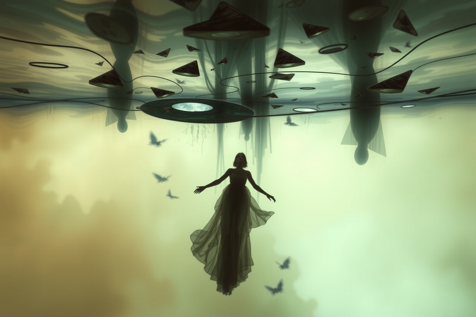 Scivolare nei sogni riflette lotte interiori e paure nascoste.