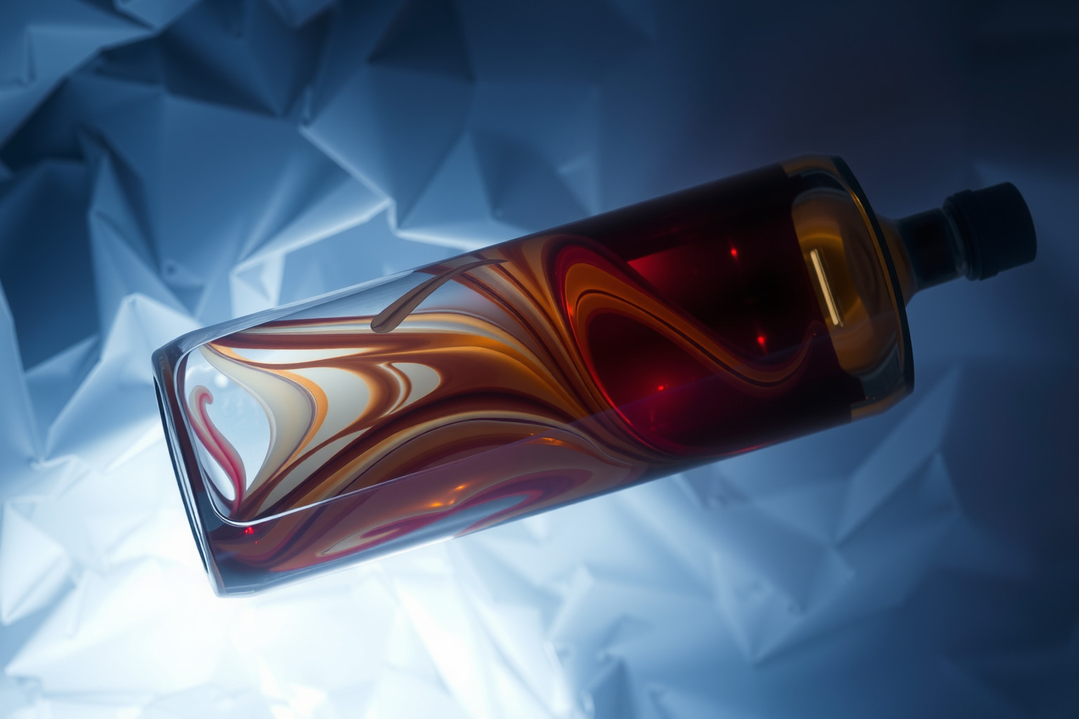 Sognare acquavite dai colori strani indica emozioni inconsce contrastanti.