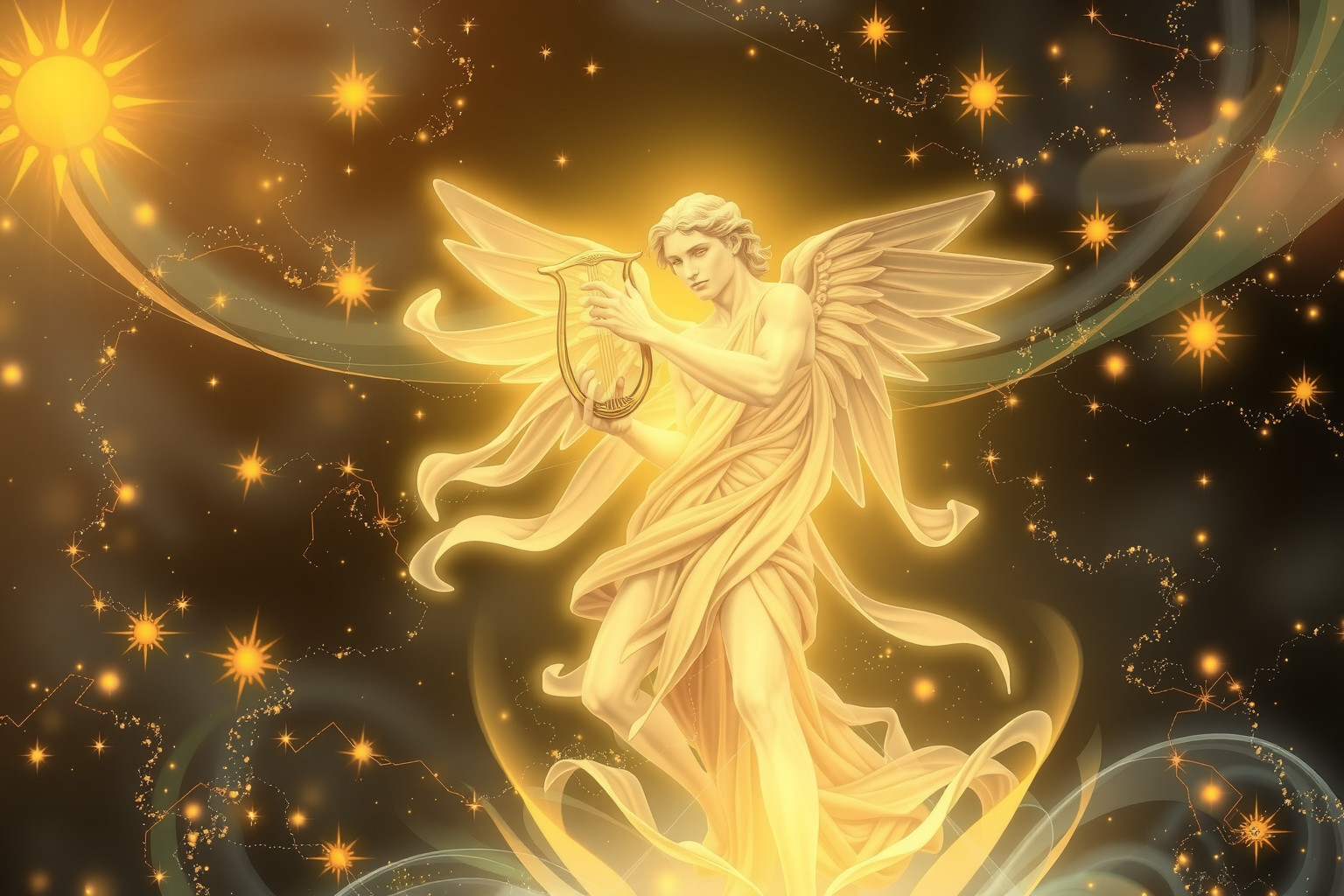 Sognare Apollo ispira creatività e illumina mente e spirito.