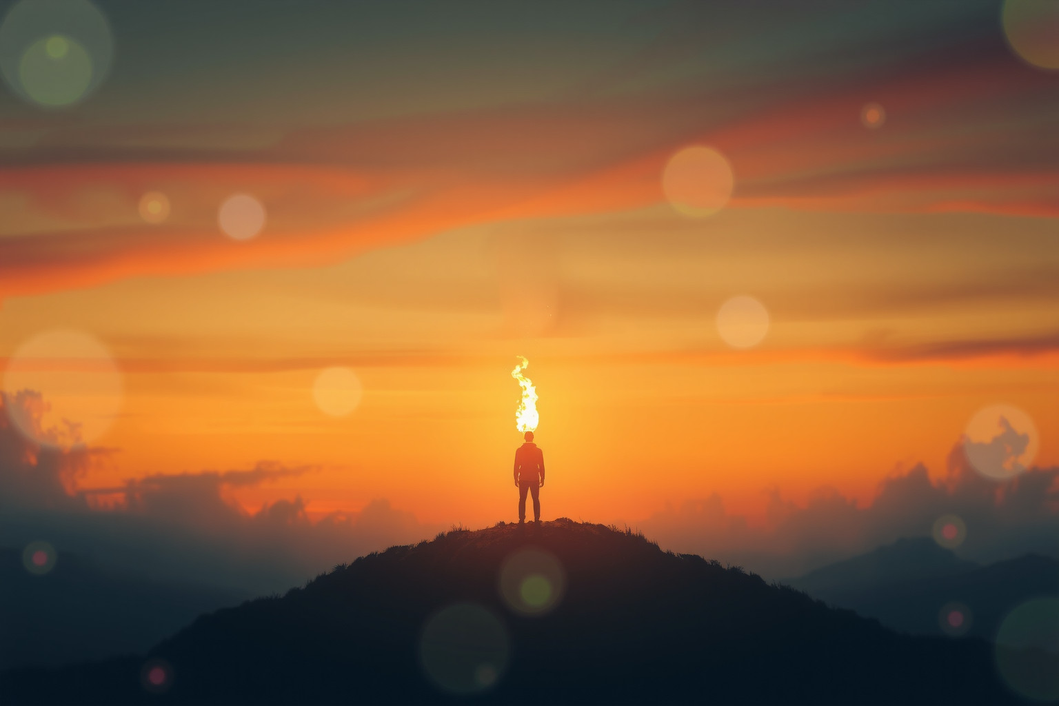 Sognare un falò di guardia solo simboleggia protezione e solitudine.