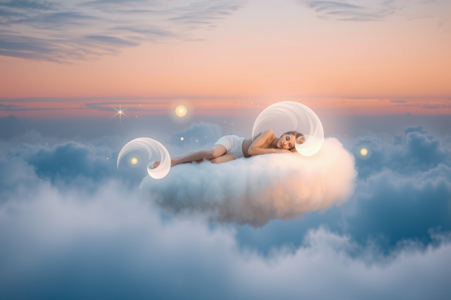 Sognare di addormentarsi con pace riflette equilibrio interiore crescente.