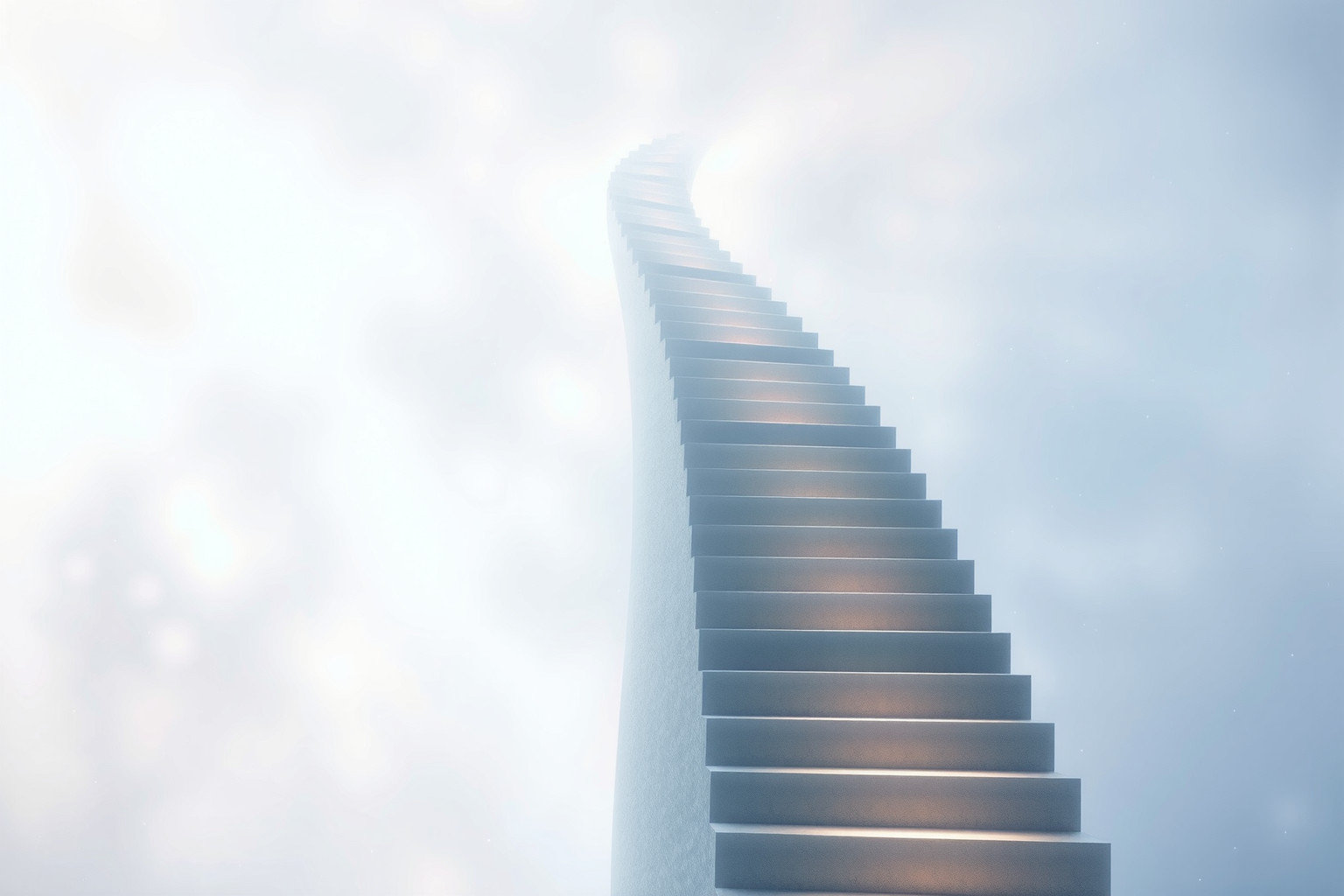 Sognare scale infinite simboleggia sfide senza fine e crescita personale.