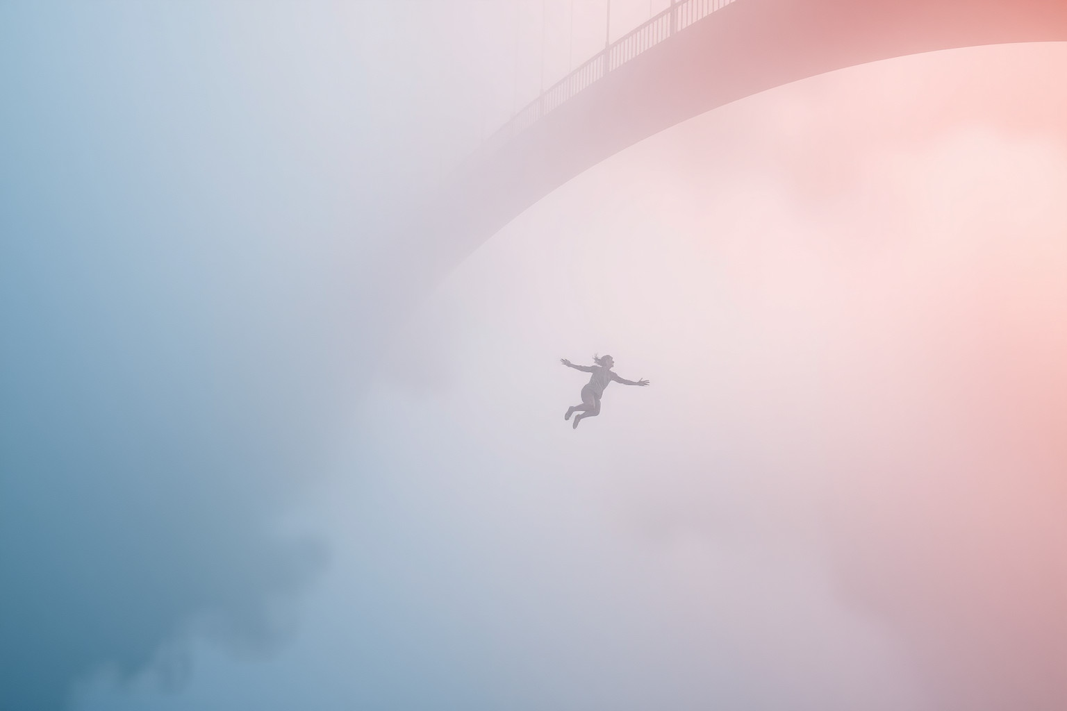 Sognare di cadere da un ponte simboleggia rischi e cambiamenti imminenti.