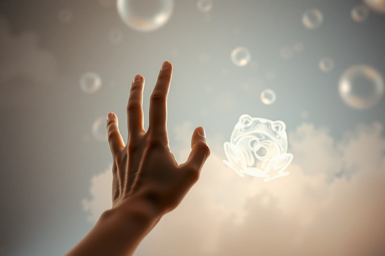 Sognare di catturare una rana simboleggia controllo e desiderio.