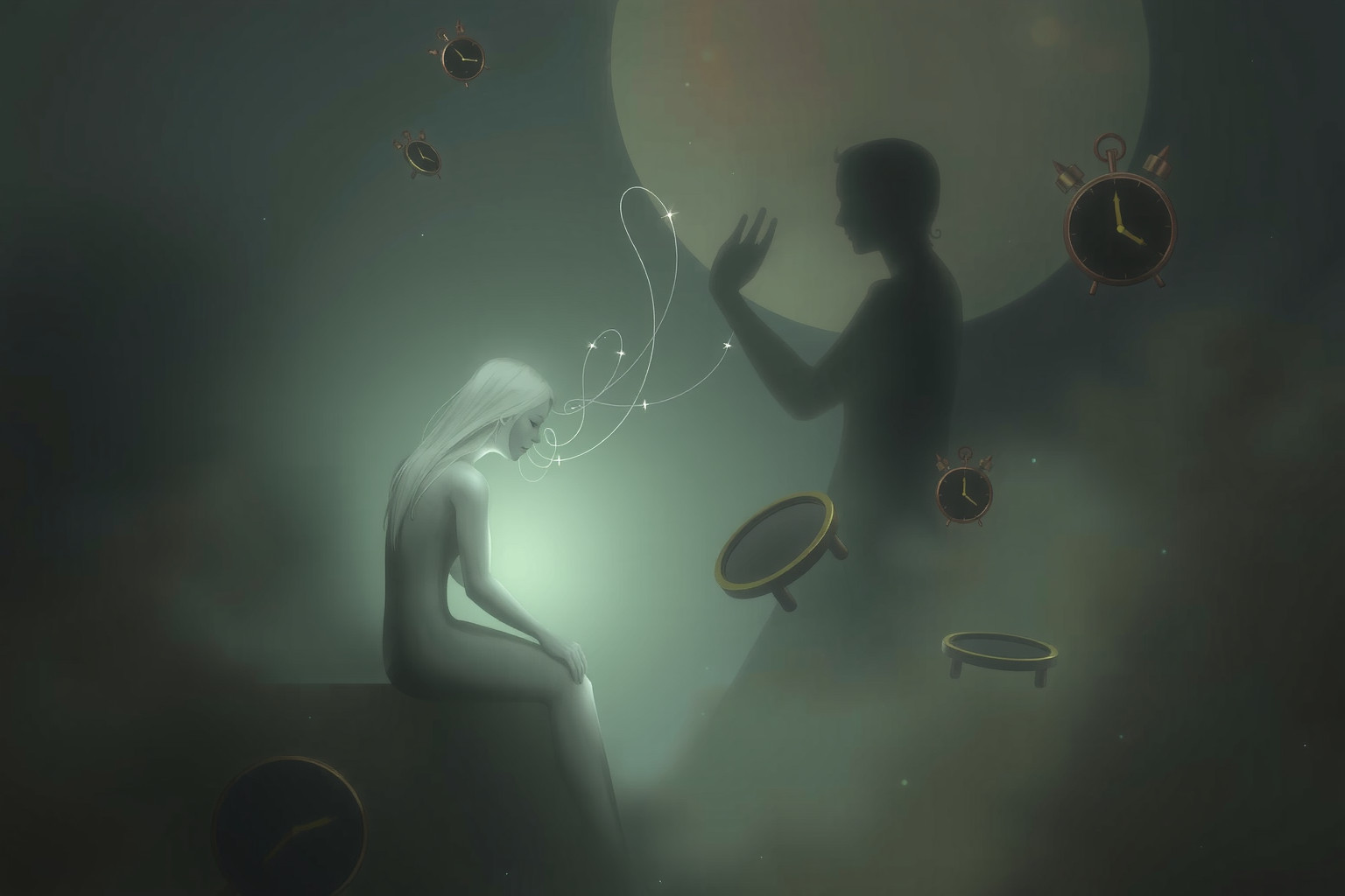 Sognare di parlare con un defunto significa desiderio di riconciliazione.