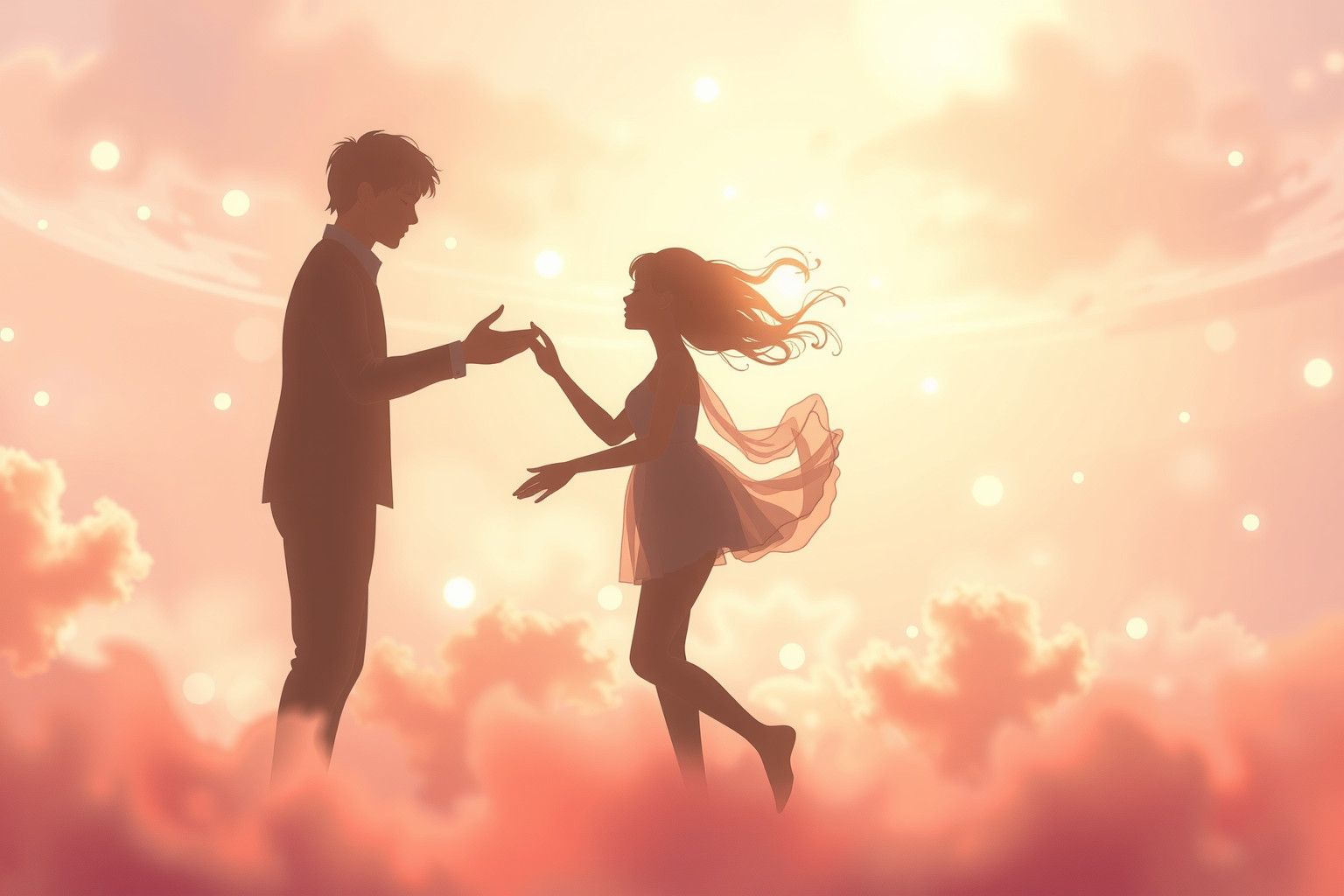 Sognare corteggiamento scherzoso simboleggia gioia e leggerezza emotiva.