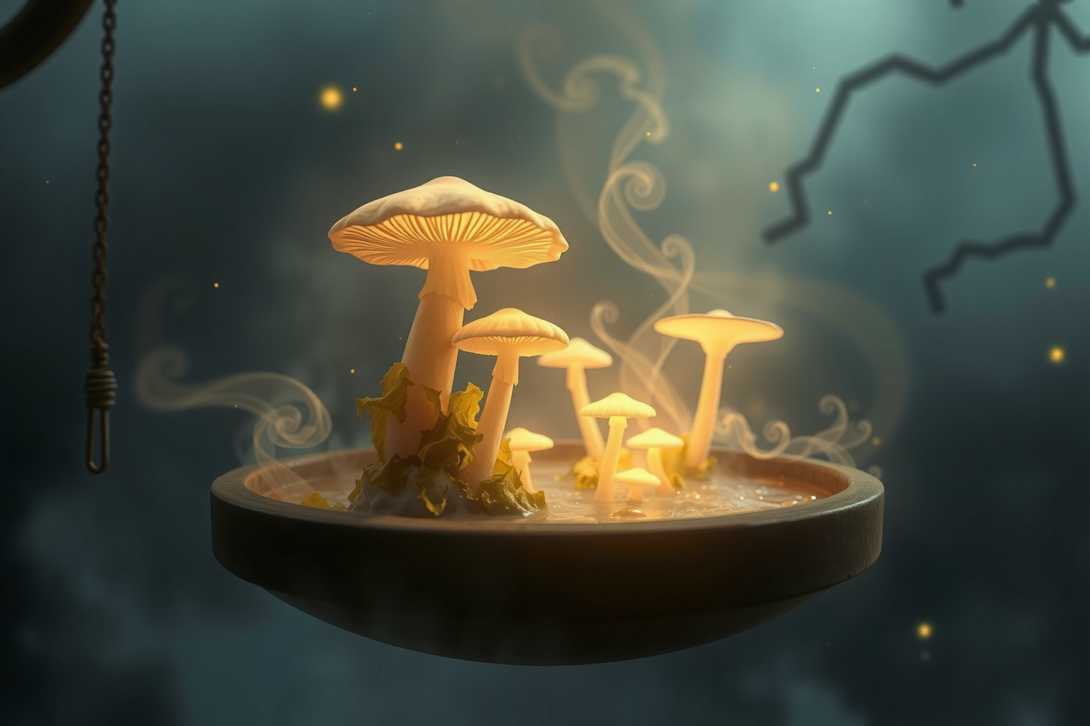 Sognare di cucinare funghi indica trasformazione e crescita personale profonda.