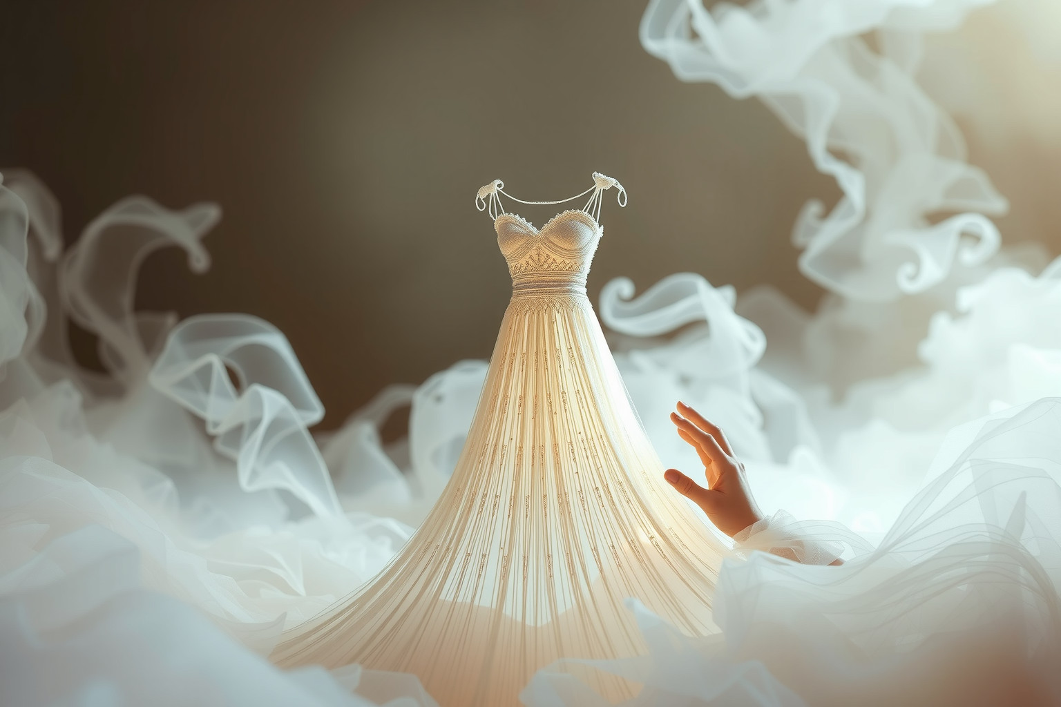 Sognare di cucire un abito da cerimonia simboleggia nuove opportunità.