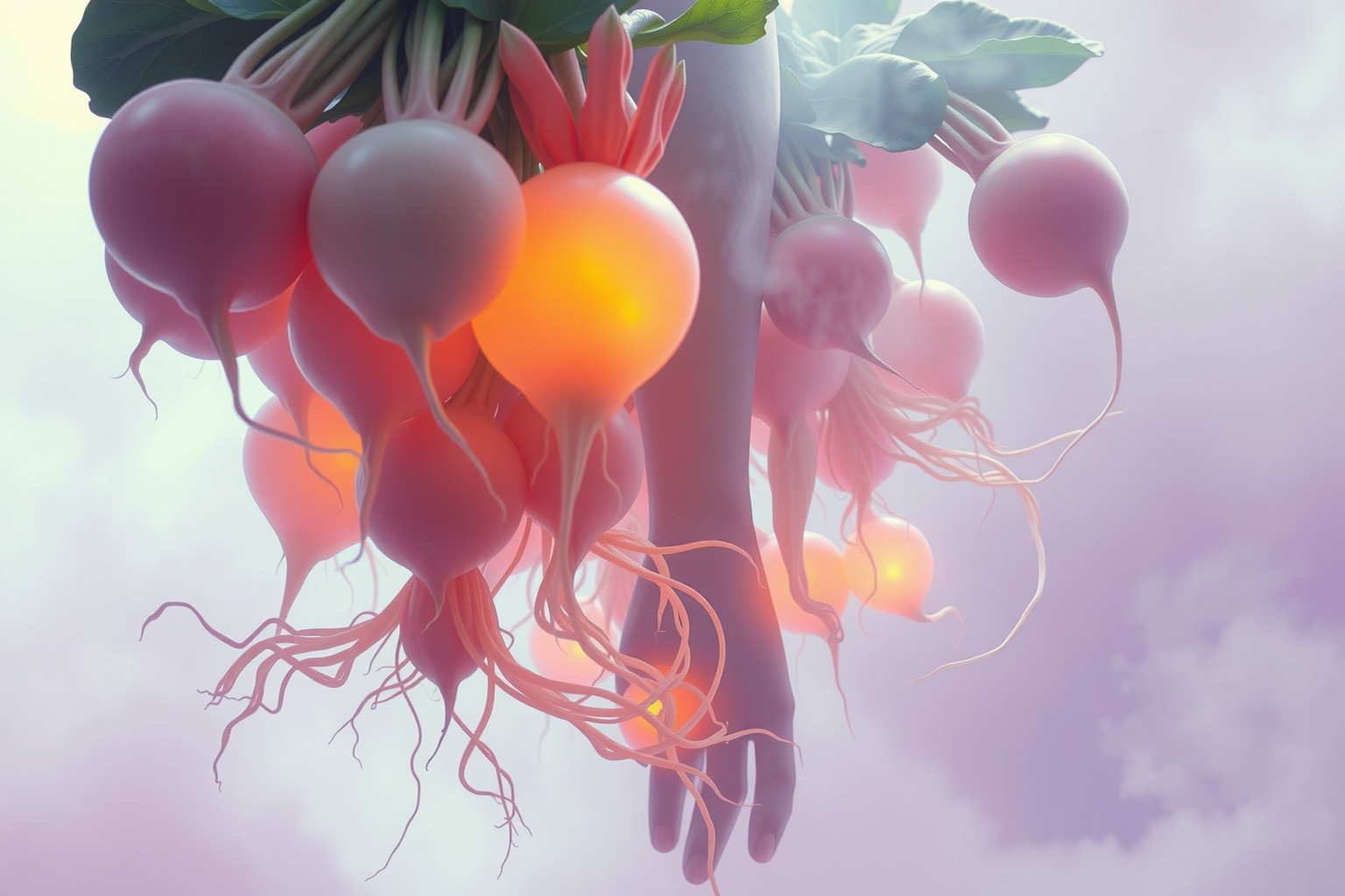 Sognare ravanelli simboleggia abbondanza ma anche possibile soffocamento emotivo.