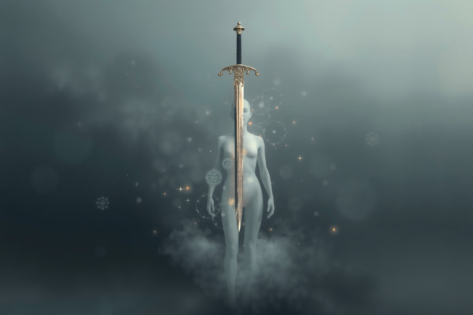 Nei sogni, l’arma antica simboleggia la giustizia ancestrale.