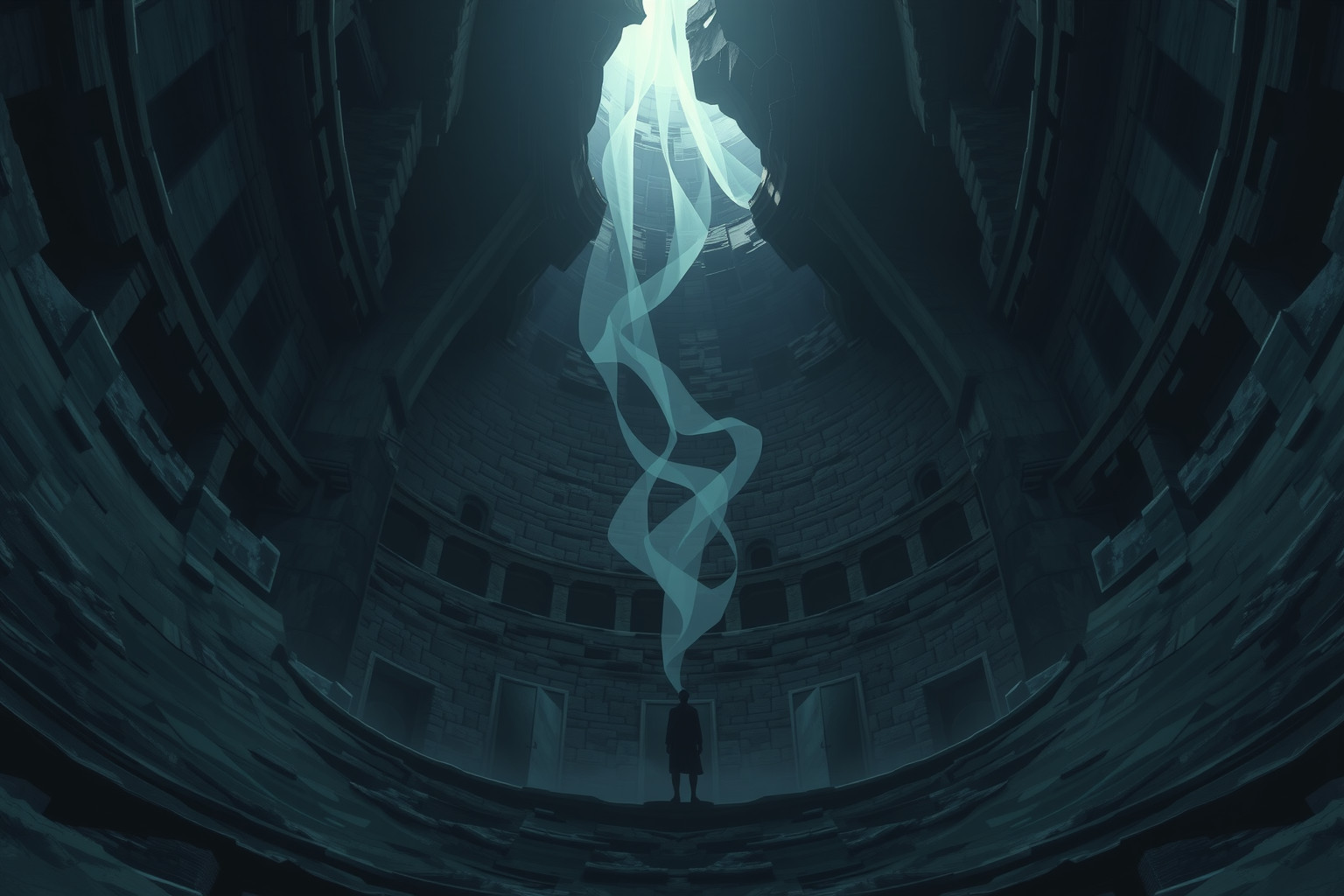 Sognare anfiteatro intrappolato riflette ansia e restrizioni interiori.