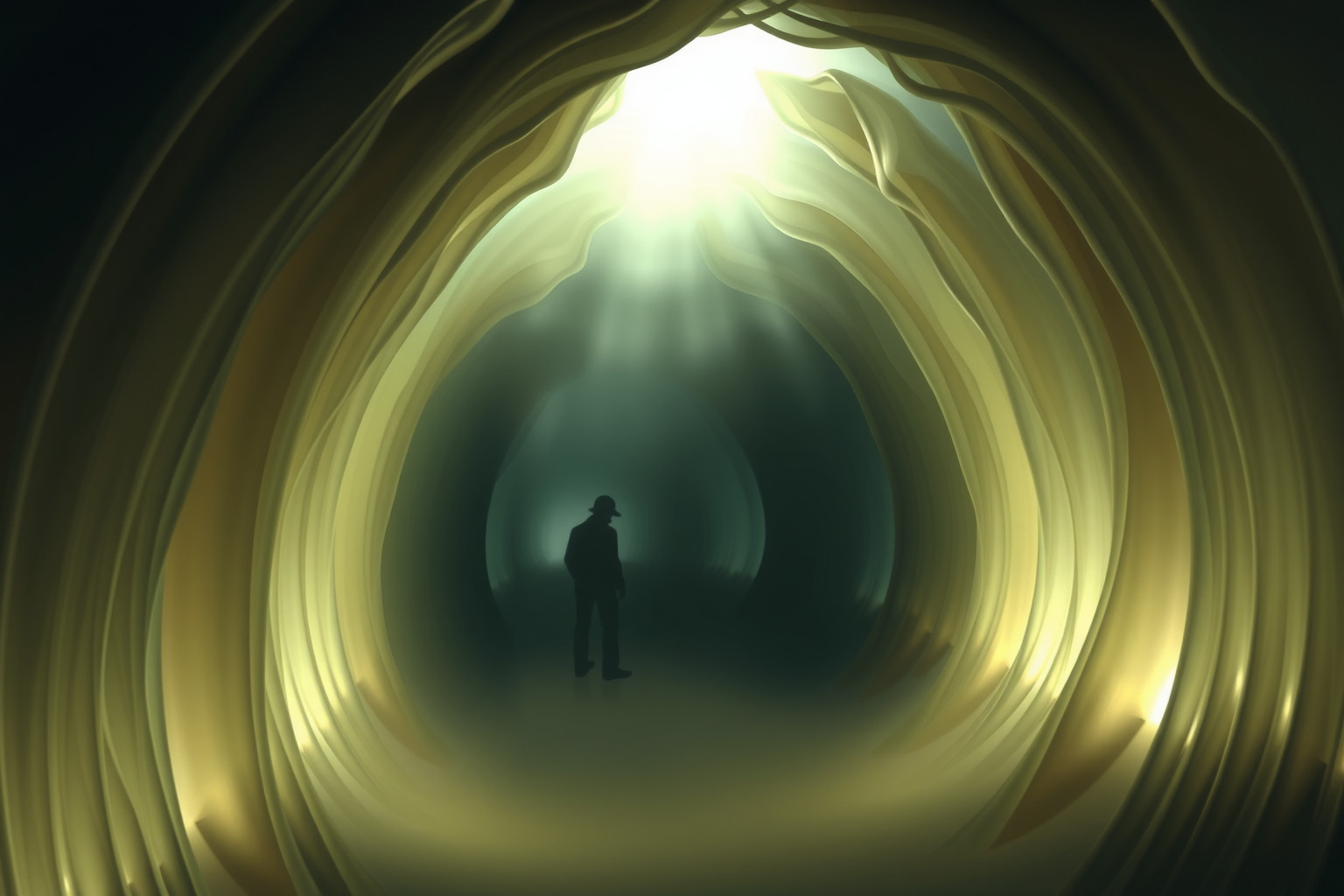 Sognare passaggi sotterranei riflette paure e desiderio di fuga interiore.