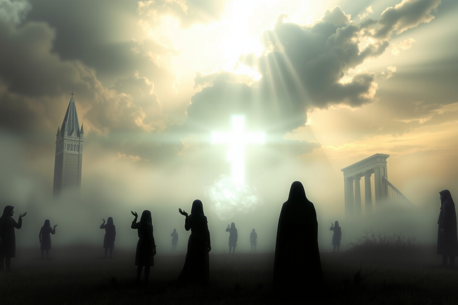 Sognare una pestilenza divina simboleggia punizione e purificazione interiore.