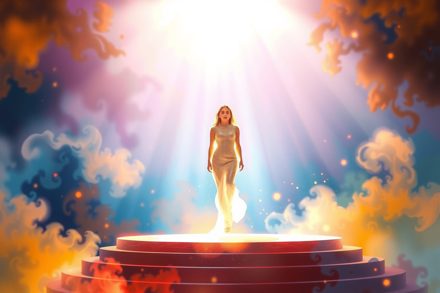 Sognare di essere artista famoso riflette desiderio di riconoscimento personale.