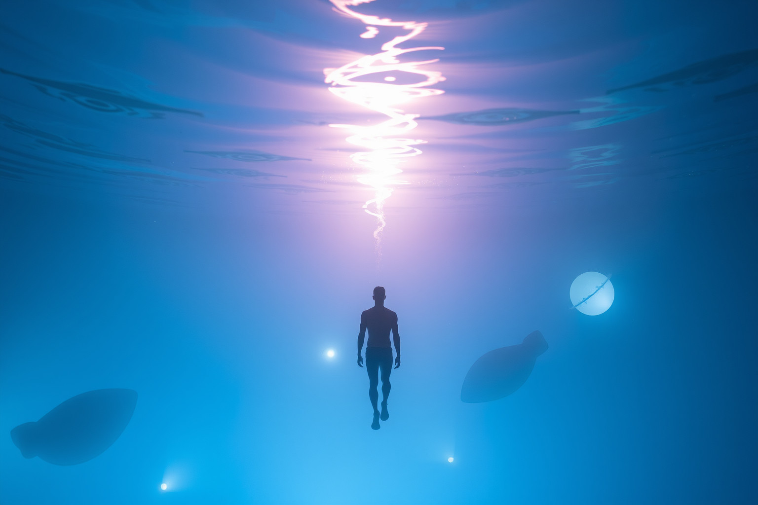 Sognare immersioni surreali rivela desideri nascosti e misteriosi.