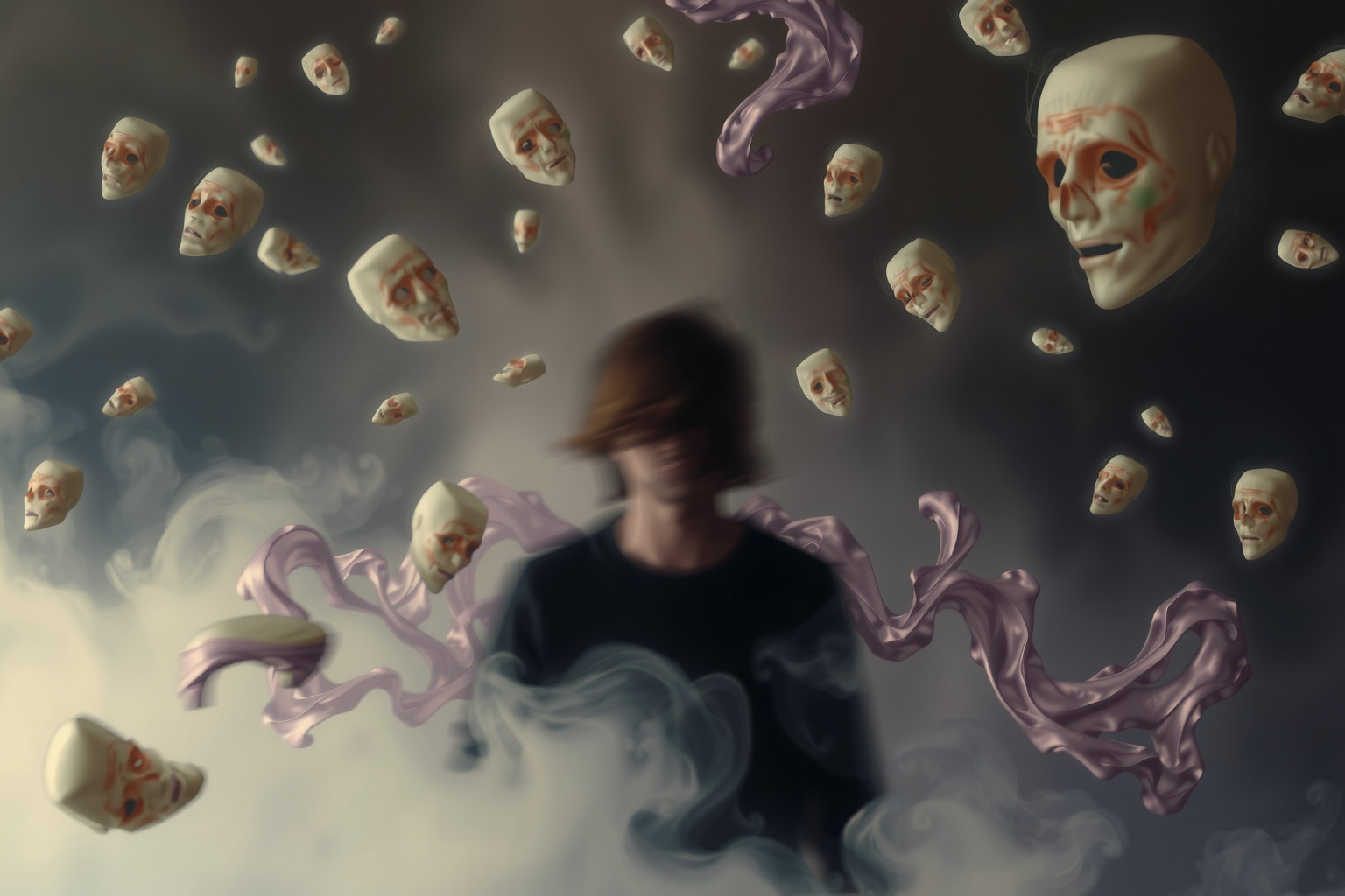 Sognare di importunare riflette spesso conflitti interiori irrisolti e confusione.