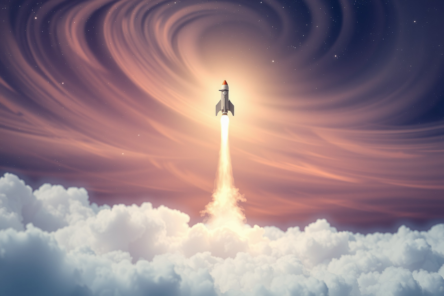 Sognare di lanciare un razzo simboleggia nuovi inizi audaci.