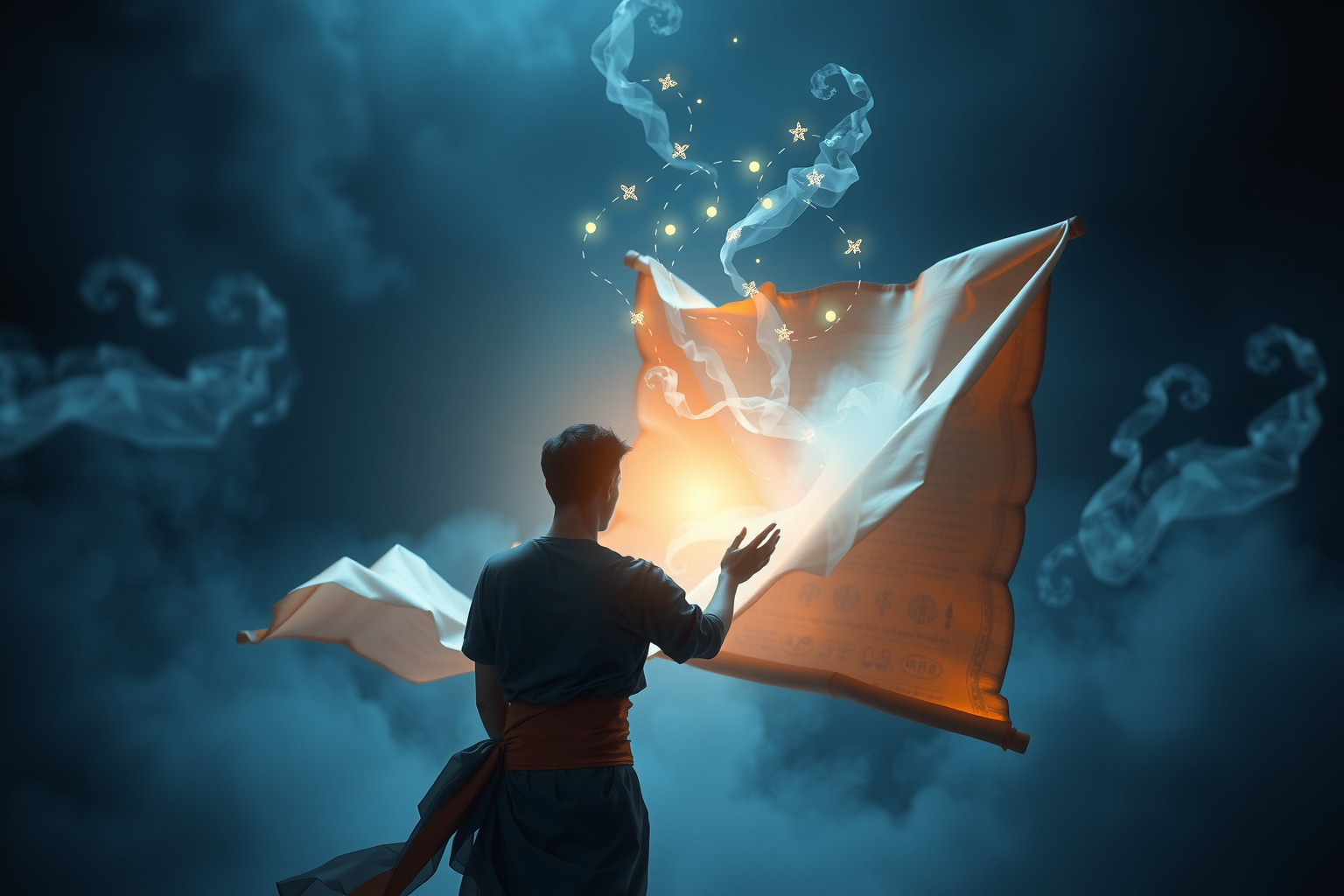 Sognare uno stenogramma riflette il bisogno di chiarire emozioni nascoste.