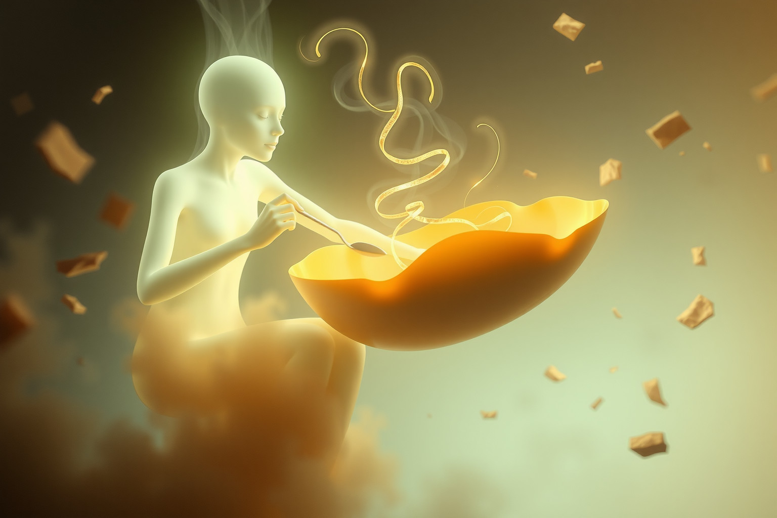 Sognare di mangiare senza utensili indica libertà e spontaneità nascosta.