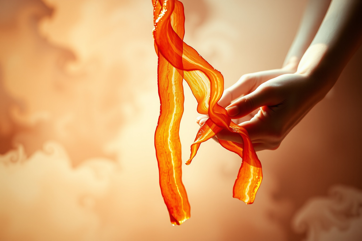 Sognare pancetta cotta simboleggia ricchezza e piaceri materiali imminenti.