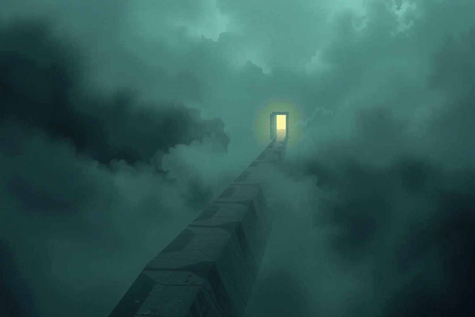 Sognare l’ingresso perso riflette ansia e indecisione interiore profonda.