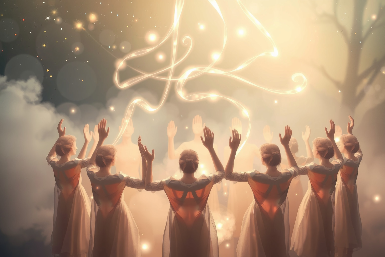 Sognare rituali sacri simboleggia trasformazione interiore e intuizione profonda.