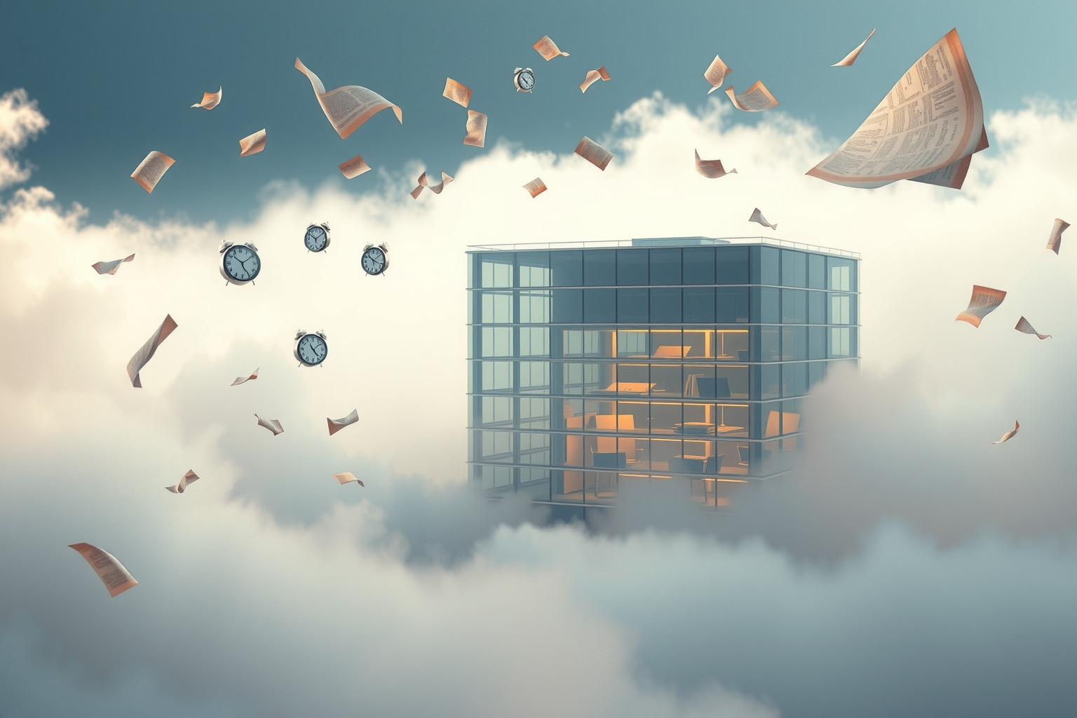 Sognare il fallimento aziendale riflette insicurezza e paura del futuro.