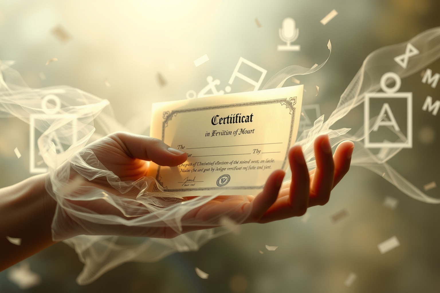 Sognare di perdere un certificato indica insicurezza e paura di fallire.