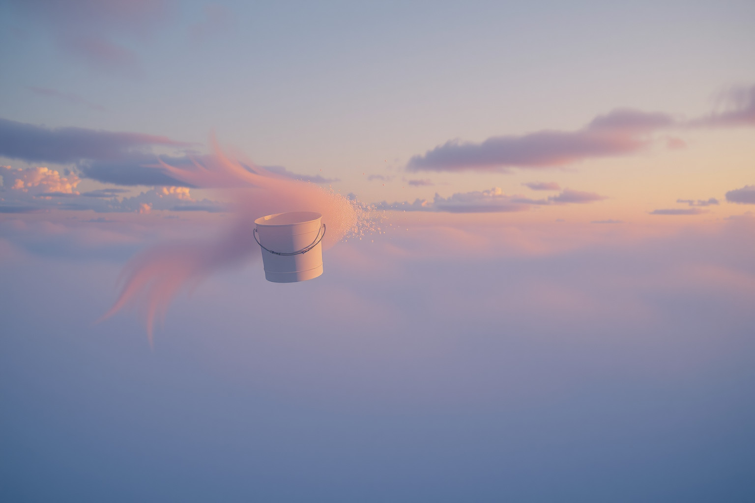 Perdere un secchio simboleggia ansia di fallimento imminente.