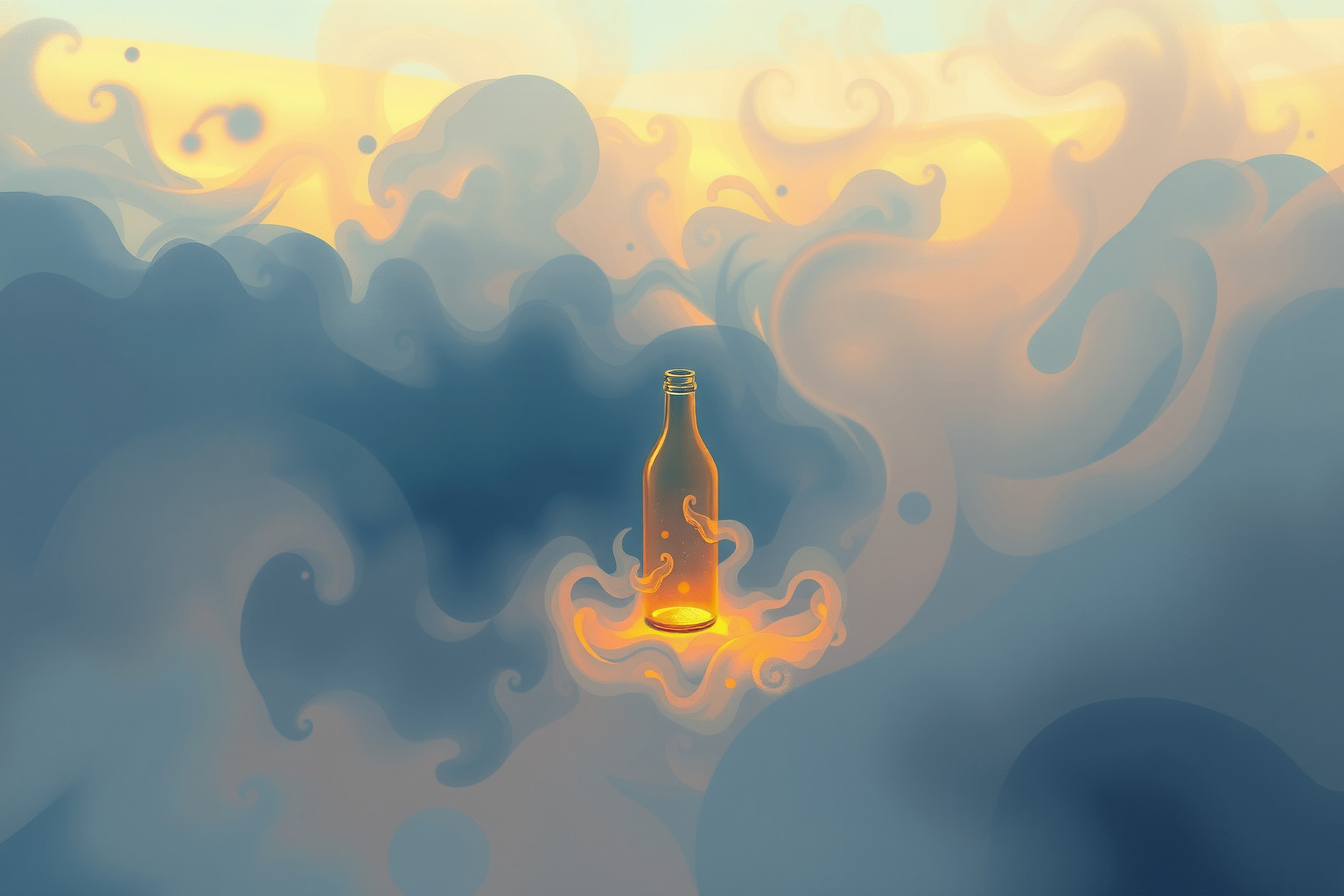 Sognare di perdere una bottiglia simboleggia opportunità sfuggenti e ansia.