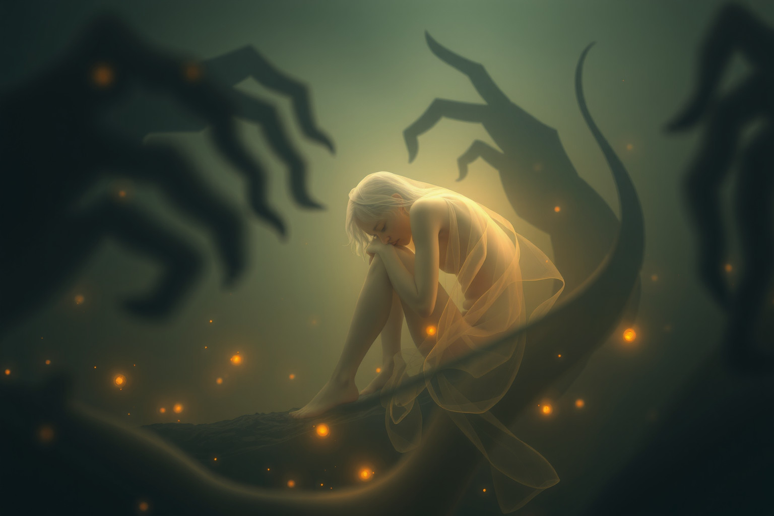 Sognare di piagnucolare riflette paure nascoste e insicurezze interiori.