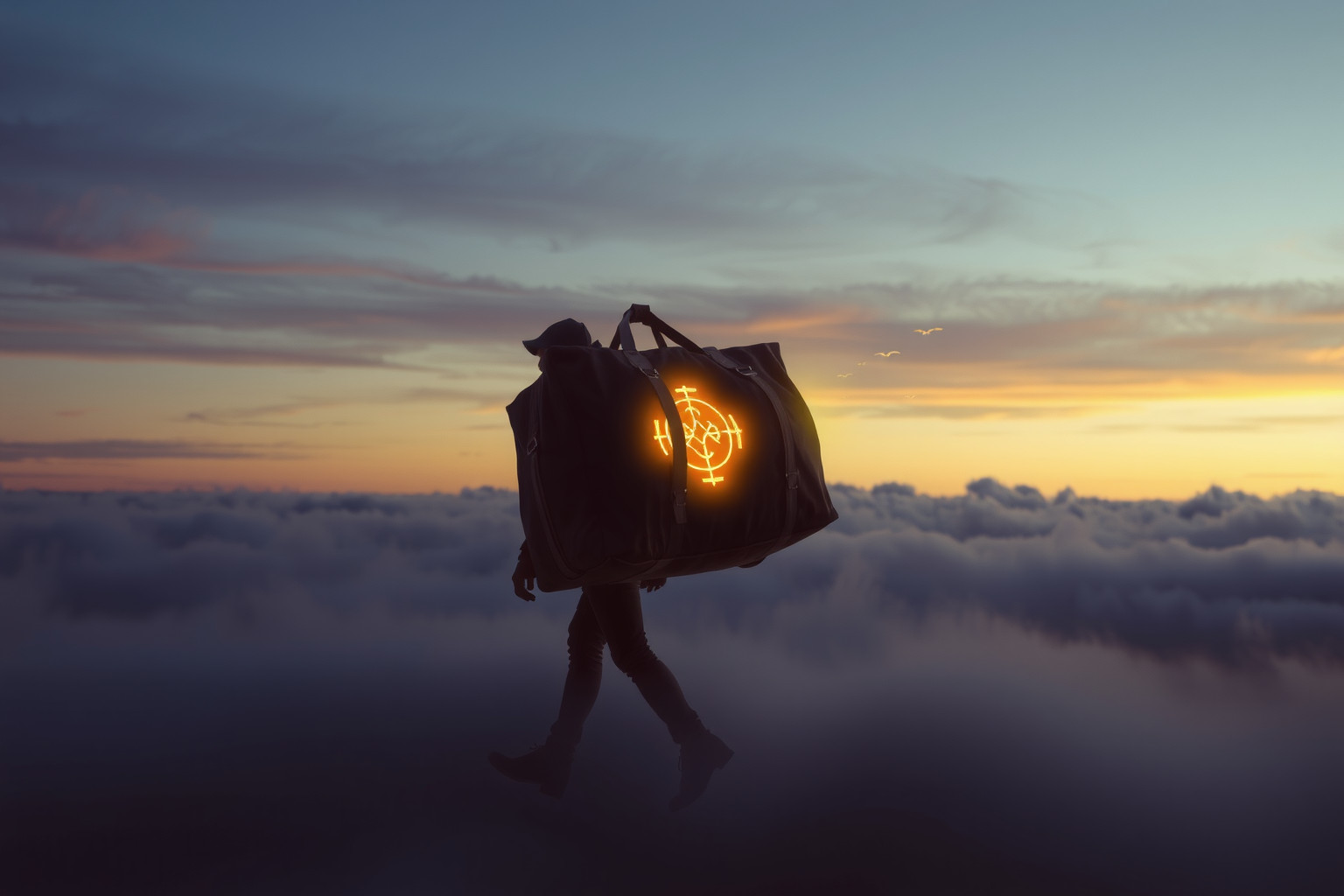 Sognare sacca pesante indica pesi emotivi o responsabilità gravose.