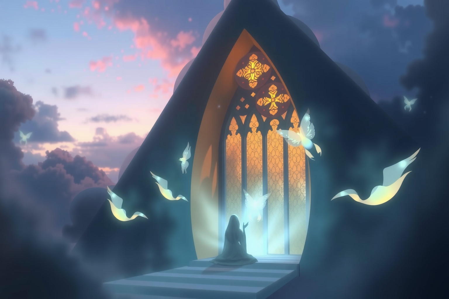 Sognare il vespro simboleggia pace interiore e riflessione spirituale profonda.